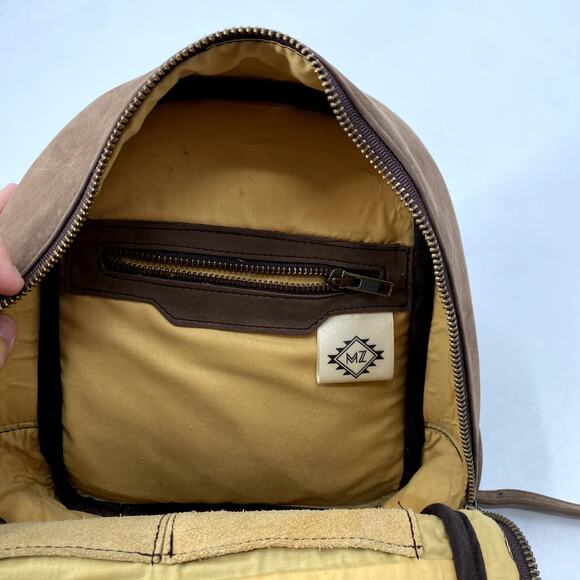 MZ Fair trade Brown Southwestern backpack main image 4
